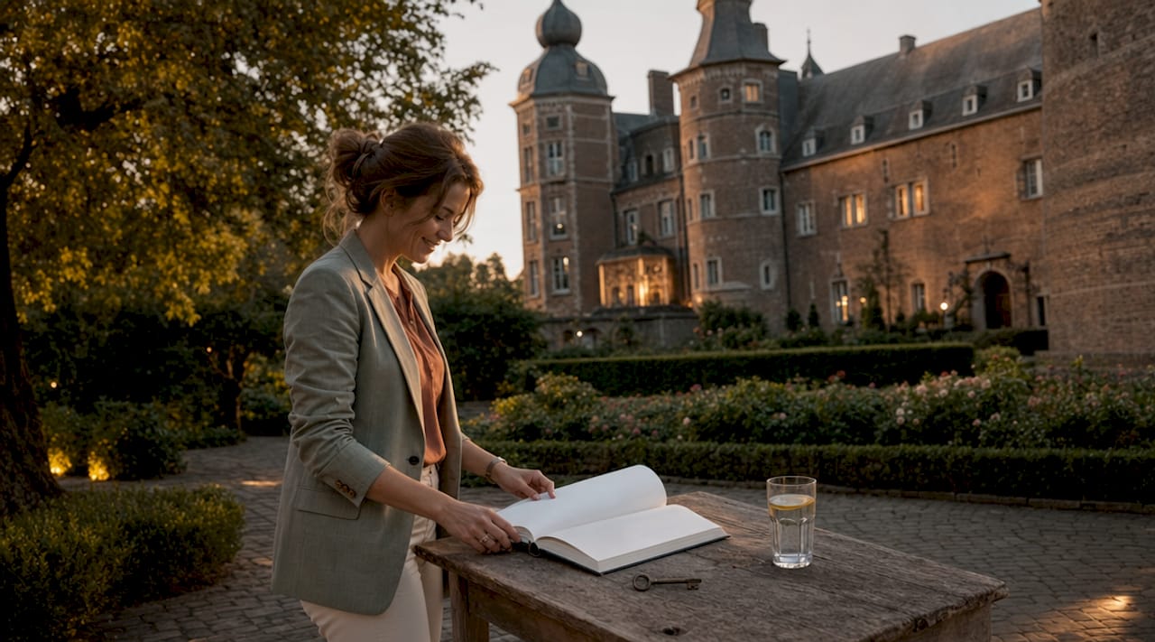 Receptioniste bij luxe hotel in Limburg